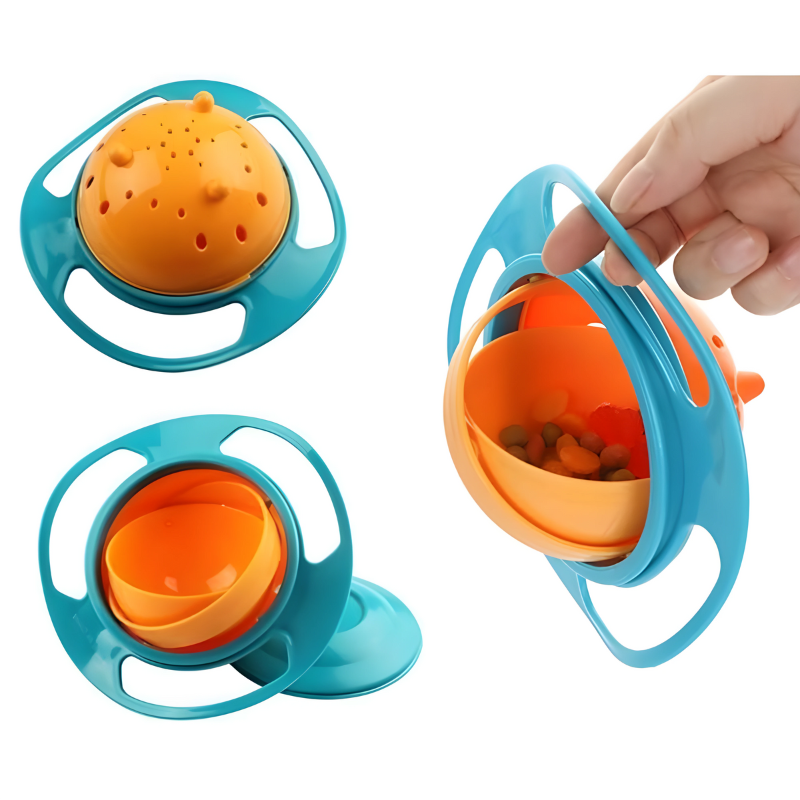 360° Rotating Anti-Spill Baby Bowl