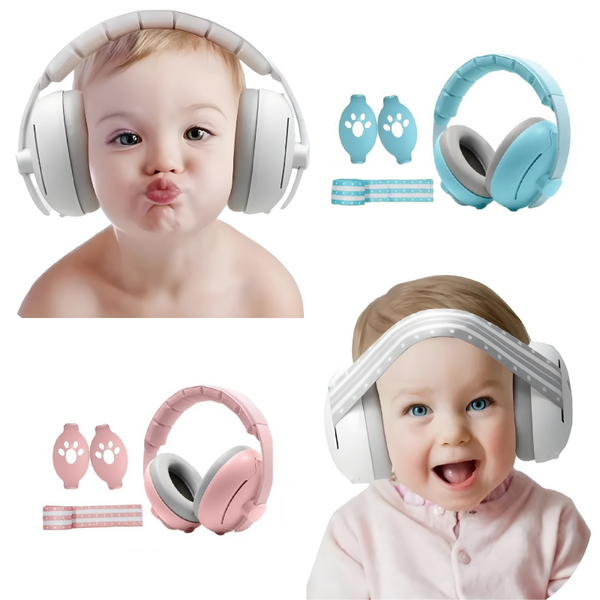 Versatile 2-in-1 Baby Noise Cancelling Headphones & Earmuffs