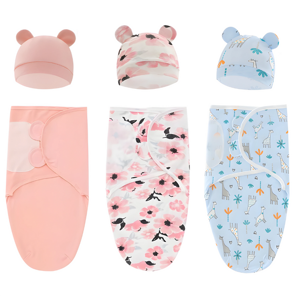 Super Soft Baby Swaddle Set 0-6m